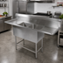 Thumbnail image #2 for John Boos Pro-Bowl 2-Compartment Stainless Steel Sink with Left & Right Drainboards