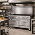 Thumbnail image #2 for Southbend Ultimate 60-Inch Gas Restaurant Range with 8 Burners, Convection Oven, and Cabinet Base
