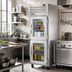 Thumbnail image #2 for True SPEC SERIES 1-Section Reach-In Refrigerator with 2 Glass Half Swing Doors, Stainless Steel Front, Aluminum Sides, and Top-Mounted Self-Contained R290 Refrigeration