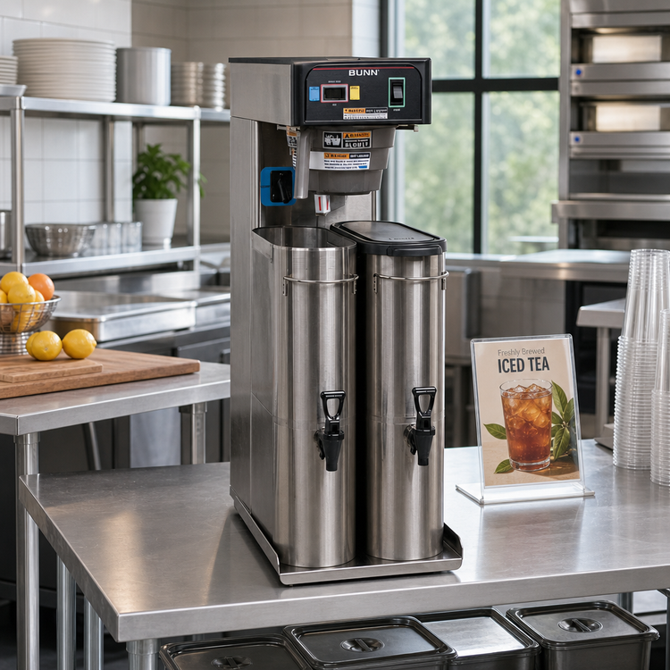 Product image #2 for BUNN TB6 Twin Automatic Iced Tea Brewer, 6-Gallon Countertop, 120V