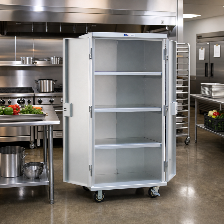 Product image #2 for New Age 99551 Mobile Aluminum Security Cage with 3 Adjustable Shelves