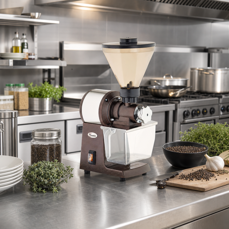 Product image #2 for Santos Trento Countertop Electric Pepper Grinder with Drawer, 2.2 lb Hopper Capacity