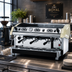 Thumbnail image #2 for CBC Royal Traditional TECNICA 3-Group Semi-Automatic Commercial Espresso Machine with Volumetric Touchpad