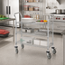 Thumbnail image #2 for Advance Tabco Special Value 3-Shelf Wire Utility Bus Cart, Chrome-Plated