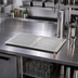 Thumbnail image #2 for 36-Inch x 12-Inch Drop-In Stainless Steel Drip Tray Trough with Removable Glass Racks