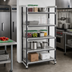 Thumbnail image #2 for Cambro Camshelving Elements XTRA Series High Density Top Rail Stationary Starter Unit, 24-Inch D x 54-Inch L x 81-Inch H, 5-Tier