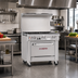 Thumbnail image #2 for Ultimate 36-Inch Commercial Gas Restaurant Range with Standard Oven and 6 Open Burners