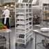 Thumbnail image #2 for Channel Lifetime Tough Extra Heavy-Duty Universal Platter Rack Cart, 5-Shelf, End-Load Aluminum