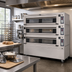 Thumbnail image #2 for Artisan Triple-Deck Electric Stone Hearth Deck Oven with Programmable Controls and Steam Injection