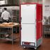 Thumbnail image #2 for Metro C5 3 Series Red Insulation Armour Full-Height Mobile Heated Holding and Proofing Cabinet with Dutch Aluminum Doors, 1440W