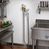 Thumbnail image #2 for T&S Brass Concealed Deck/Wall Mount Mixing Faucet with 3-Inch Centers, Lever Handles, and 68-Inch Stainless Steel Flex Hose