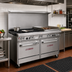 Thumbnail image #2 for Southbend Ultimate 60-Inch Gas Restaurant Range with 6 Open Burners, 24-Inch Griddle/Broiler, Standard Oven, and Convection Oven