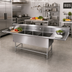Thumbnail image #2 for John Boos Pro-Bowl 3-Compartment Stainless Steel Sink with Dual 24-Inch Drainboards, 20 x 20 x 12-Inch Bowls