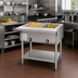 Thumbnail image #2 for Eagle Group 33-Inch Natural Gas Open-Well Hot Food Table with Two 12 x 20 Dry Wells