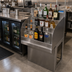 Thumbnail image #3 for BK Resources 36-Inch Freestanding 4-Step Underbar Stainless Steel Liquor Bottle Display