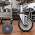 Thumbnail image #2 for Metro Super Erecta 5-Inch Cart-Washable Swivel Stem Caster with Polyurethane Tread and Bumper, 300 lb Capacity