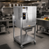 Thumbnail image #2 for AccuTemp Evolution Stand-Mounted Connectionless 6-Pan Natural Gas Boilerless Convection Steamer