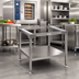 Thumbnail image #1 for Alto-Shaam Stainless Steel Equipment Stand with Storage Shelf for AR-7E