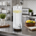 Thumbnail image #2 for Cal-Mil Heritage Round Single Beverage Dispenser with Dark Stained Oak Curved Base and Acrylic Container