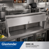 Thumbnail image #2 for Glastender DSRC-35 Double 35-Inch Stainless Steel Speed Rail Locking Cover