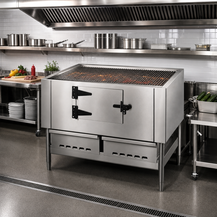 Product image #2 for Titan JLB-72 72-Inch Wood-Burning Log Broiler