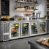 Thumbnail image #3 for Perlick 108-Inch Wide Four-Door Self-Contained Back Bar Refrigerator