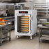 Thumbnail image #2 for Metro C5 8 Series Controlled Temperature Heated Holding Cabinet with Double-Pane Tempered Glass Doors, Lip-Load Slides, 8 Pan Capacity, 120V