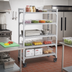 Thumbnail image #3 for Cambro Camshelving Premium 5-Tier Vented Mobile Starter Unit, 21