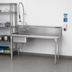 Thumbnail image #2 for Advance Tabco Straight Soil Dishtable with Pre-Rinse Sink, Right-Hand, 47 Inch, 304 Stainless Steel