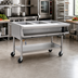 Thumbnail image #2 for Eagle Group Portable Sealed Well Electric Hot Food Table, 4-Well, Open Shelf Base, 66-Inch Wide