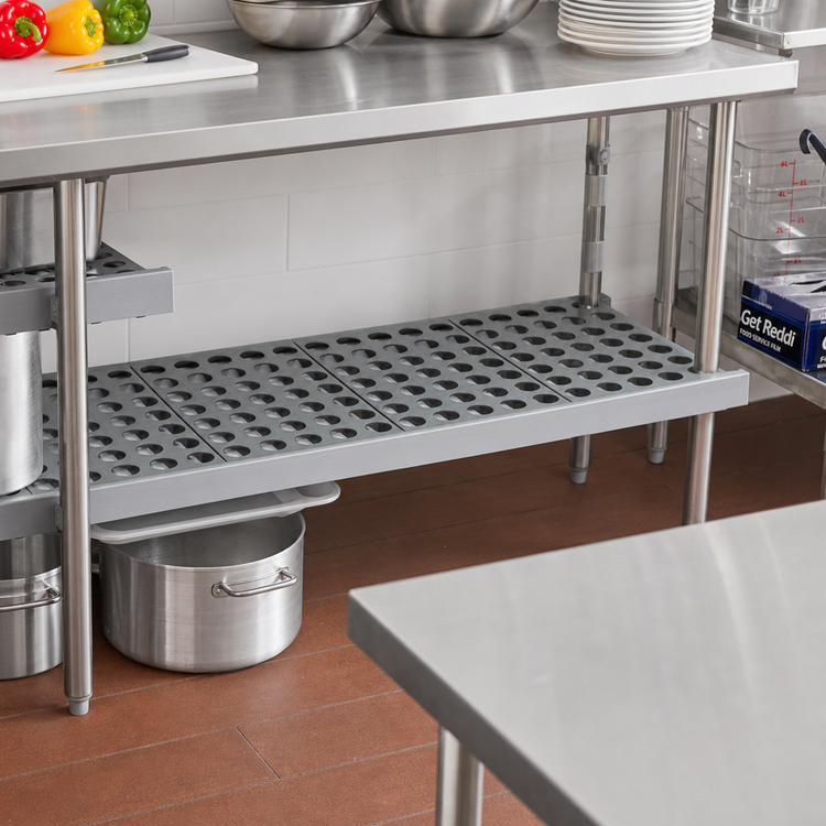 Product image #2 for Fermostock 38"W x 22"D Vented Horizontal Shelf with Removable Polymer Inserts