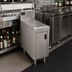 Thumbnail image #2 for Advance Tabco Prestige Supreme 18-Inch Freestanding Stainless Steel Underbar Drainboard Cabinet with Removable Doors and 7-Inch Backsplash