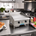 Thumbnail image #2 for Comstock-Castle 12-Inch Countertop Gas Griddle, Smooth Steel Plate, Manual Controls, 30,000 BTU