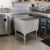 Thumbnail image #2 for John Boos 24-Inch Stainless Steel Underbar Ice Bin/Cocktail Unit with Sliding Lid