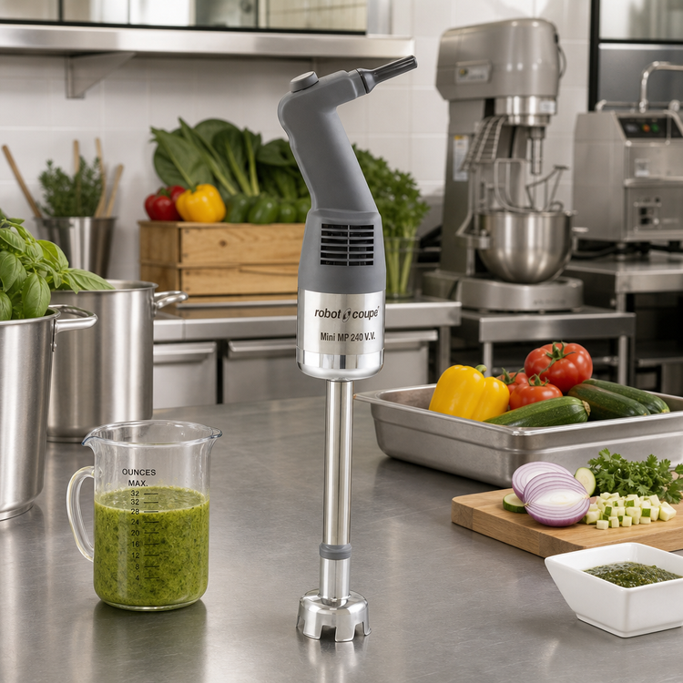 Product image #2 for Robot Coupe MMP240VV Mini Power Mixer Immersion Blender, 10-Inch Shaft