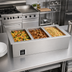 Thumbnail image #2 for Duke Ganged Waterless Electric Drop-In Hot Food Well, 3 Full-Size Pans
