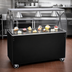 Thumbnail image #2 for Vollrath 2-Series Affordable Portable 60-Inch Open Storage Utility Station with Buffet Breath Guard and Lights