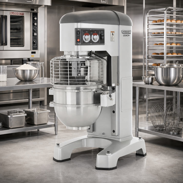 Product image #2 for Hobart Legacy+ 80 Quart Correctional Planetary Mixer with Power Bowl Lift and 20-Minute SmartTimer