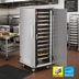 Thumbnail image #2 for Mobile Insulated Heated Holding Cabinet with Humi-Temp Heat System, 12-Pan Capacity, Stainless Steel