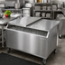 Thumbnail image #2 for Klinger's Trading Heavy-Duty 304 Stainless Steel Mobile Ice Bin Cover for MIB3021