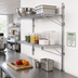 Thumbnail image #2 for Eagle Adjustable Post Wire Wall Mount Prepackaged End Unit for 21-Inch Deep Shelves, 33-Inch Posts, Chrome Plated