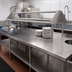Thumbnail image #2 for John Boos 108-Inch Double-Sided Tubular Stainless Steel Sorting Shelf for Soiled Dish Tables