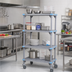 Thumbnail image #2 for Millenia 4-Shelf Mobile Polymer Starter Shelving Unit, 36