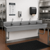 Thumbnail image #2 for Advance Tabco Wall-Mounted Multiwash Hand Wash Sink with 4 Electronic Faucets, 80-Inch Wide