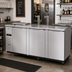Thumbnail image #2 for Turbo Air Super Deluxe Club Top Direct Draw Beer Dispenser, 4 Half-Barrel Capacity, 3 Swing Doors, Stainless Steel