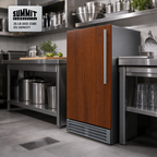 Thumbnail image #3 for Summit Commercial Summit Appliance BIM44GCSSIF Commercial Built-In/Freestanding Full-Size Dice Ice Machine, 25 lb Bin, Stainless Steel
