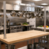 Thumbnail image #2 for Table-Mounted Single-Bar Stainless Steel Pot Rack with 11 Double Hooks, 127-1/4 Inch x 1-5/8 Inch x 48 Inch