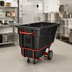 Thumbnail image #2 for Rubbermaid Commercial Products Forkliftable Tilt Truck Trash Cart, 1 Cubic Yard, 1250 lb. Capacity, Black