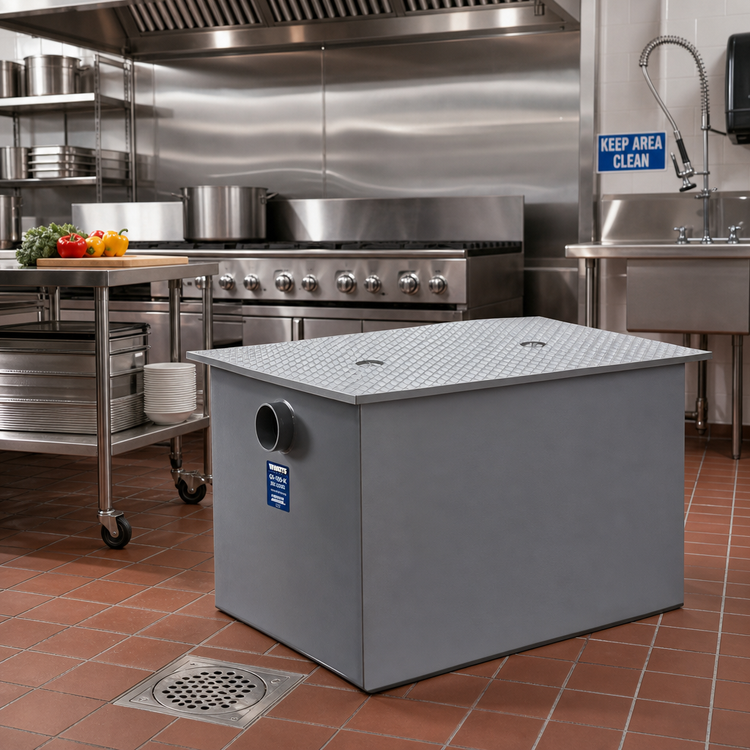 Product image #2 for Watts GI-100-K Commercial Grease Interceptor, 100 GPM, 200 lb Capacity