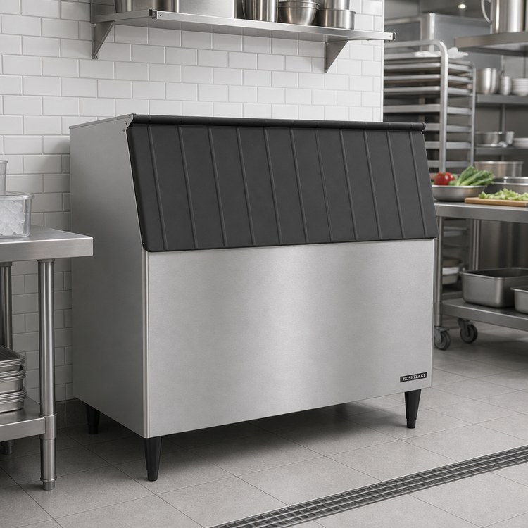 Product image #2 for Hoshizaki B-800SF 48-Inch Stainless Steel Ice Storage Bin with Top-Hinged Front Door, 800 lb Capacity